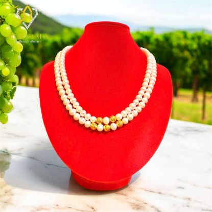 Picture of Moti Mala with Gold Ball