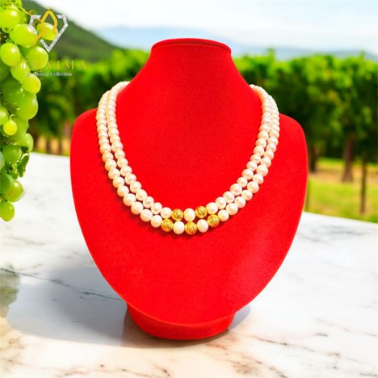 Picture of Moti Mala with Gold Ball